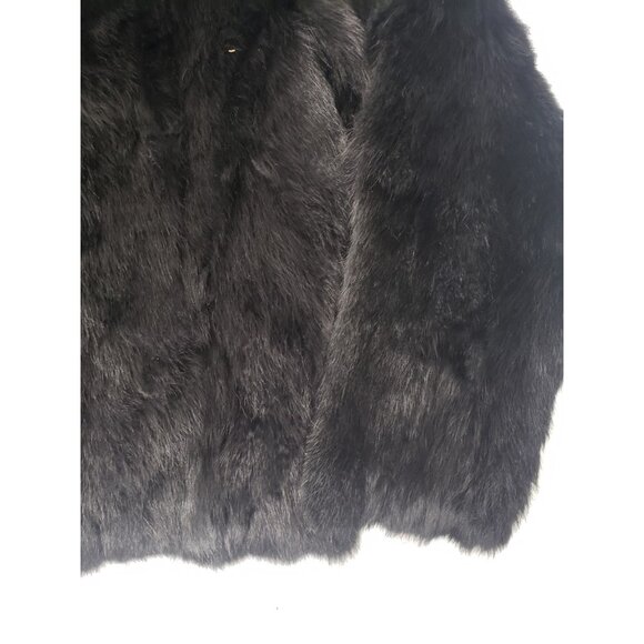 Arielle by Navarre Fur Co. Black Genuine Rabbit Fur Jacket Size 2X Pre Owned - Picture 7 of 9